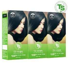 상품 이미지: (신세계라이브쇼핑)TS 더착한염색 120g 3개 (자연흑색/자연흑갈색/연한갈색 중 택1)