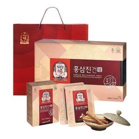 상품 이미지: 홍삼진건 40ml x 30포 선물세트 (쇼핑백포함) / 건강기능식품 인증 국내산 6년근 홍삼