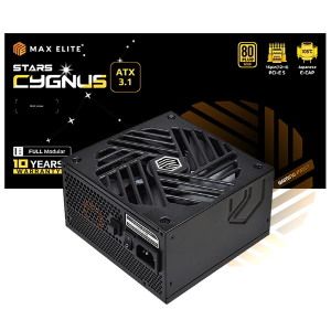 상품 이미지: 맥스엘리트 STARS CYGNUS 850W 80PLUS 골드 풀모듈러 ATX3.1 파워 블랙