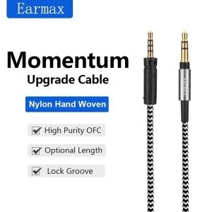 상품 이미지: Sennheiser MOMENTUM HD4.30 나일론 편조 업그레이드 케이블