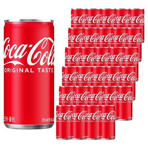 상품 이미지: 코카콜라 오리지널 탄산음료, 215ml, 30개