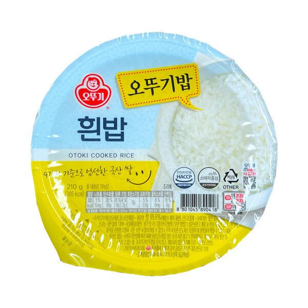 상품 이미지: 오뚜기 오뚜기밥 210g 36개 즉석밥 오뚜기 오뚜기밥 210g 36개 즉석밥