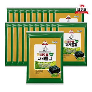 상품 이미지: (신선식품) 새우표 완도 녹차재래 돌김전장 30g x 20봉/ 수산식품 명인