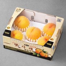 상품 이미지: 햇사레 GAP 당도선별 부드러운 황도복숭아, 1.8kg(5-8과), 1박스