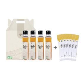 상품 이미지: 참기름의 정석 국산 참기름 세트 150ml X 4병+스틱들기름6매