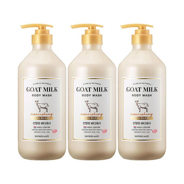 상품 이미지: 샤워메이트 산양유 마누카 바디워시 800ml, 3개