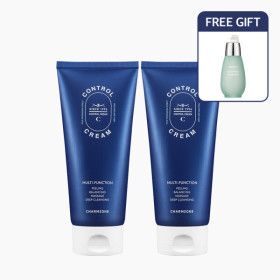 상품 이미지: (참존) 콘트롤크림 프리미엄 멀티마사지 150ML 1+1 징코 진정세럼 본품 증정 /블랙헤드OUT물광ON /각질/필링