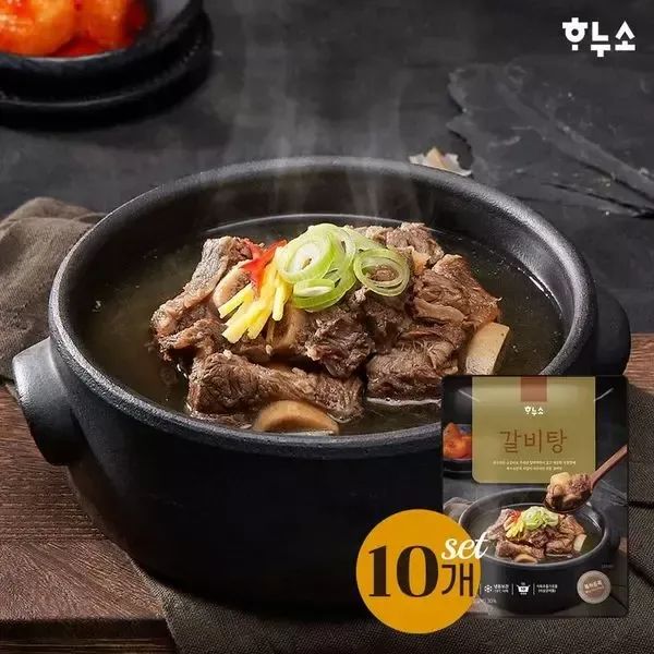 상품 이미지: [NS홈쇼핑]하누소 갈비탕 700gx10팩+ 고기소스10개[35999308]
