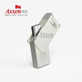 상품 이미지: 액센 OTG20 버디 C-type USB메모리 128GB /단 한개도 레이저 각인 무료