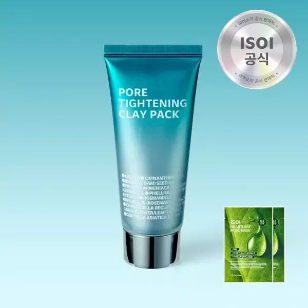 상품 이미지: 아이소이 포어 타이트닝 클레이 팩 100ml (+ 어성초 마스크 2매)
