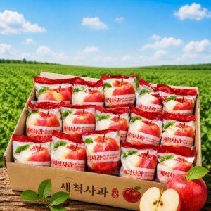 상품 이미지: (초특가행사) 산지직송 세척사과 5kg 홍로사과 껍질째먹는 꿀사과 박스포함