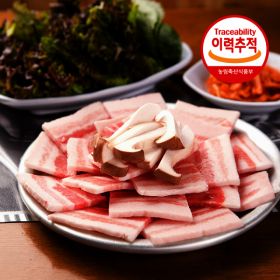 상품 이미지: (신선집중) 그시절 납작삼겹살 2KG (두께 5mm) 외 구이용/보쌈용 삼겹살/목살 택1