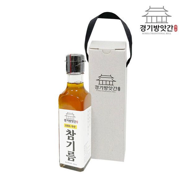 상품 이미지: 경기방앗간 국산 참기름 300ml(햇통깨100% 선물포장)