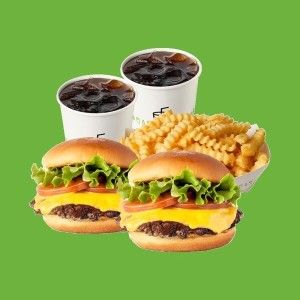 상품 이미지: 카드혜택가 17.290원 (쉐이크쉑) SS 쉑버거+쉑버거+프라이+소다S+소다S