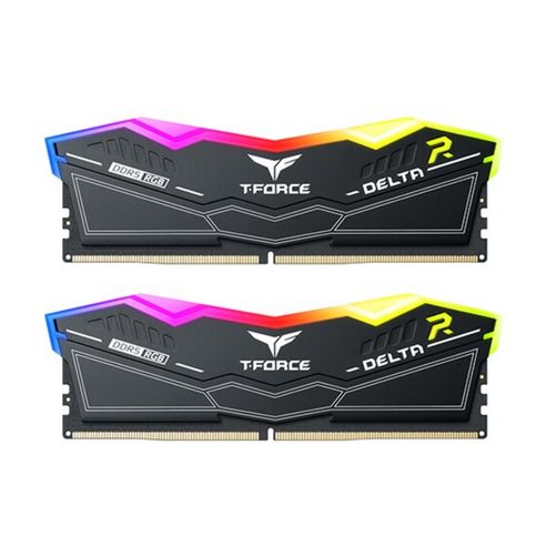 상품 이미지: TEAMGROUP T-Force DDR5 6000 CL30 Delta RGB 블랙 패키지 32GB(16Gx2)