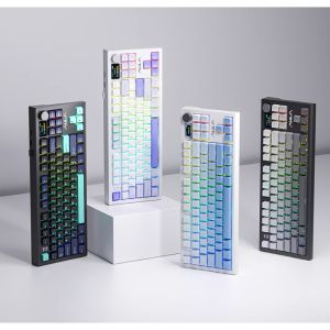 상품 이미지: 독거미 AULA S87 PRO 무선 기계식 게이밍 키보드 87키 1600만색RGB LCD스크린 8000mah 3모드