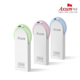 상품 이미지: 액센 U42 HEAD USB 메모리 64GB 블루 /단 한개도 레이저 각인 무료