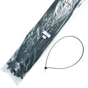 상품 이미지: 킴스팜팜 케이블타이 12x900mm 블랙 (약100개입) 케이블밴드 타이밴드 전선정리 배선정리