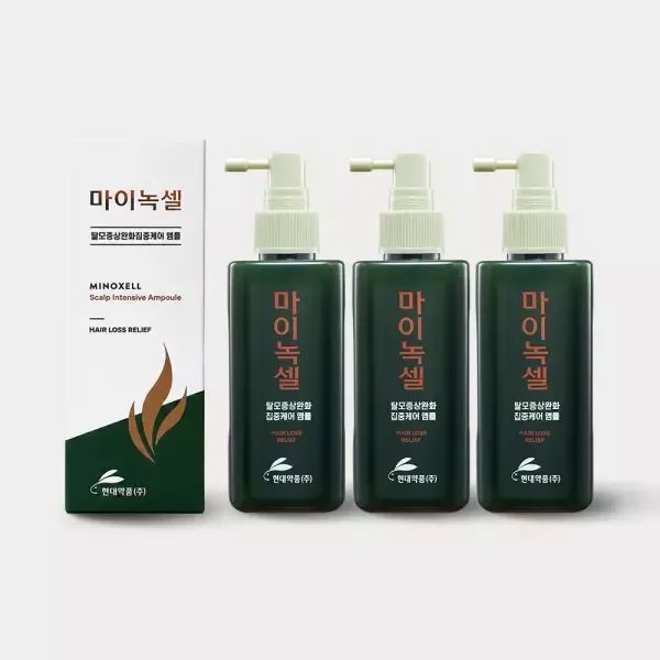 상품 이미지: 현대약품 마이녹셀 스칼프 인텐시브 탈모앰플 토닉 200ml 3개
