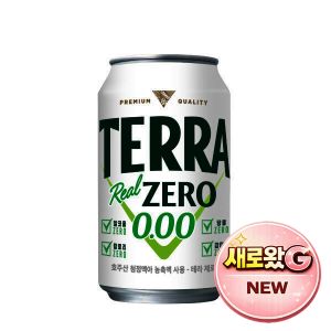 상품 이미지: 테라 제로 0.00 350ML 24캔 / 알코올 ZERO 칼로리 ZERO 당류 ZERO 감미료 ZERO