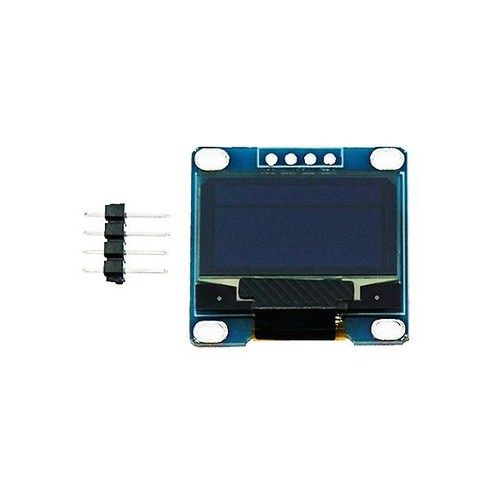 상품 이미지: SSD1306 0.96인치 12864 OLED I2C 디스플레이 모듈 아두이노 라즈베리파이 호환 파란색 노란색