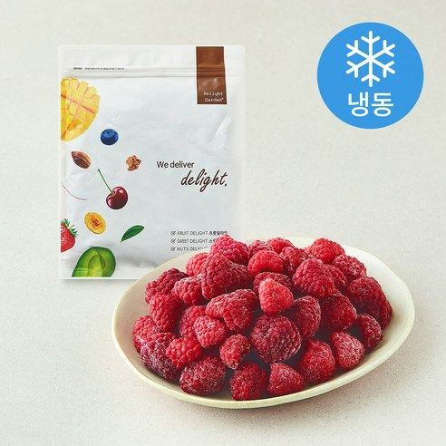 상품 이미지: 딜라잇가든 폴란드산 라즈베리홀 (냉동), 1개, 500g