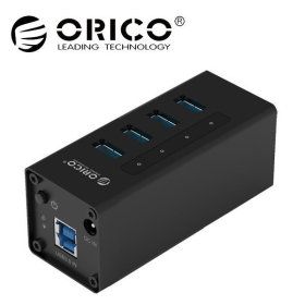 상품 이미지: 정품 ORICO A3H4(블랙) 유전원 4포트 USB3.0 허브