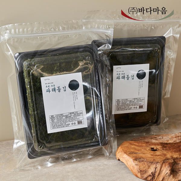 상품 이미지: [품질보장] 바다마음 먹기좋게 자른 두번구운 파래돌김
