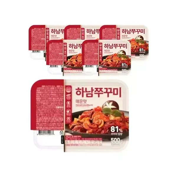 상품 이미지: 하남쭈꾸미 매운맛, 500g, 6개
