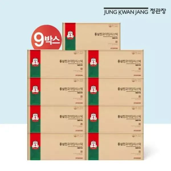 상품 이미지: [비밀특가][9박스] 홍삼진고 데일리스틱 (1박스 : 10g x 30포)