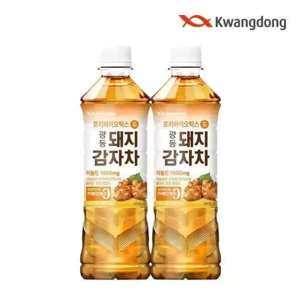 상품 이미지: [본사직영] 광동 돼지감자차 500ml 24입 (유/무라벨 랜덤발송)
