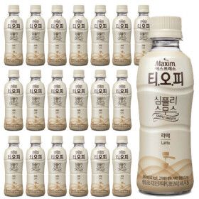 상품 이미지: 티오피 심플리스무스라떼 페트240ml x 20개입