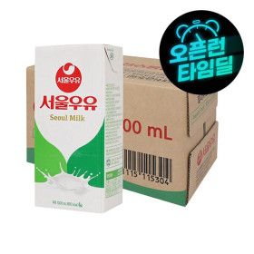 상품 이미지: (타임딜) 멸균우유 1000ml x 10입 (1박스)