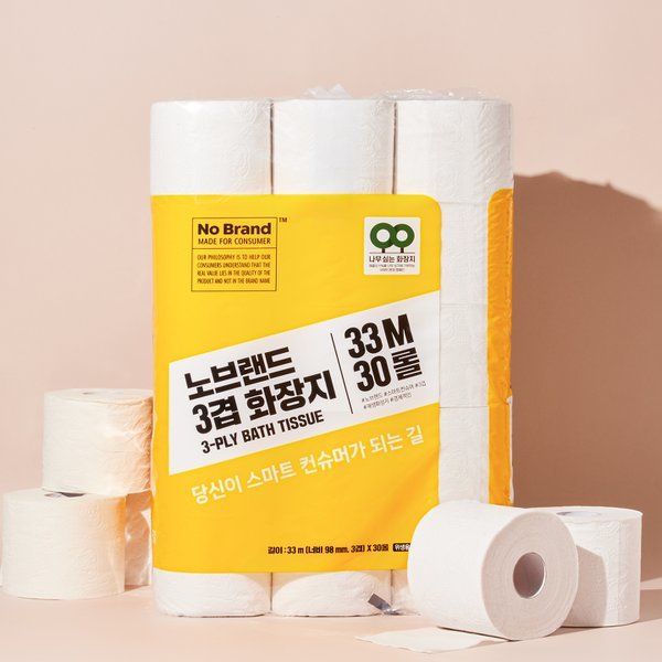 상품 이미지: 노브랜드 3겹 화장지 33m X 30롤