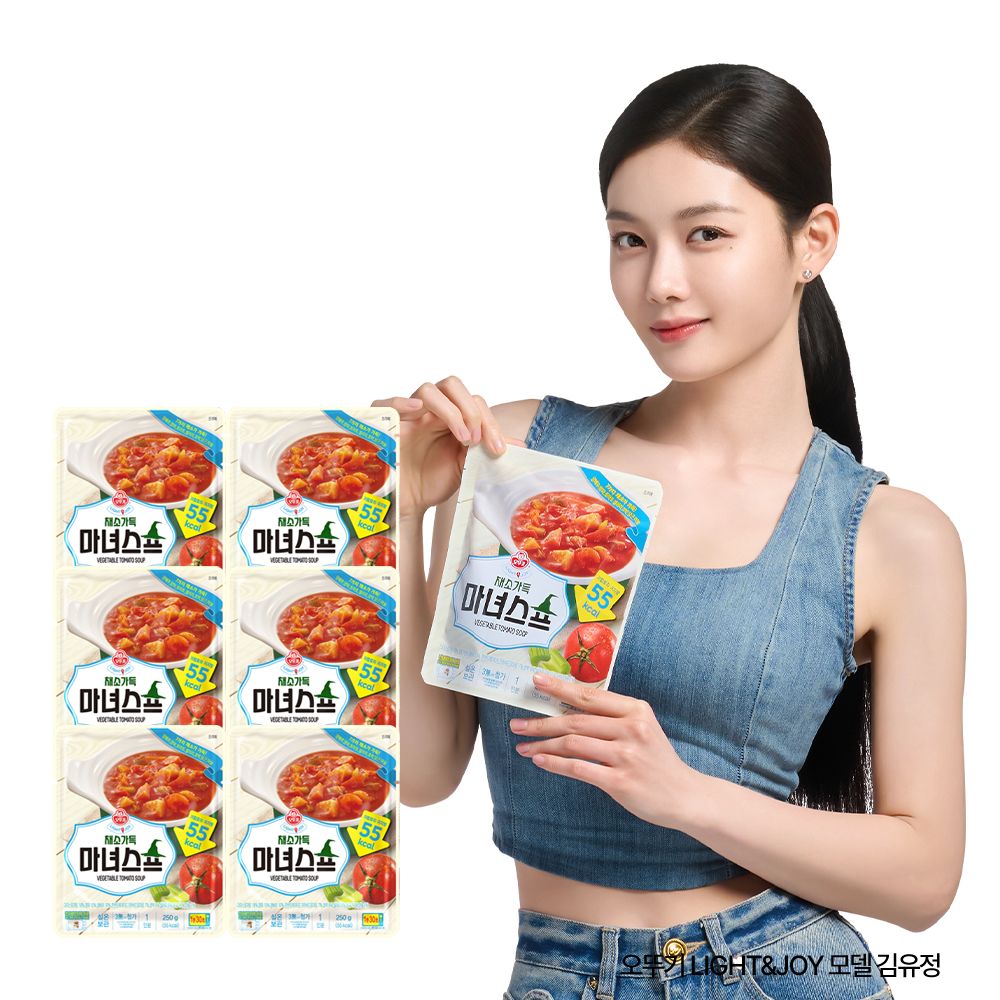상품 이미지: 오뚜기 LIGHT&JOY 채소가득 마녀스프 250g 6개