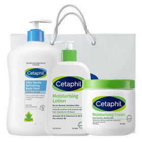 상품 이미지: 세타필 보습 필수템 3종(로션473ml/크림453ml/바디워시1000ml) +쇼핑백 증정