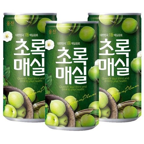 상품 이미지: 초록매실, 180ml, 90개