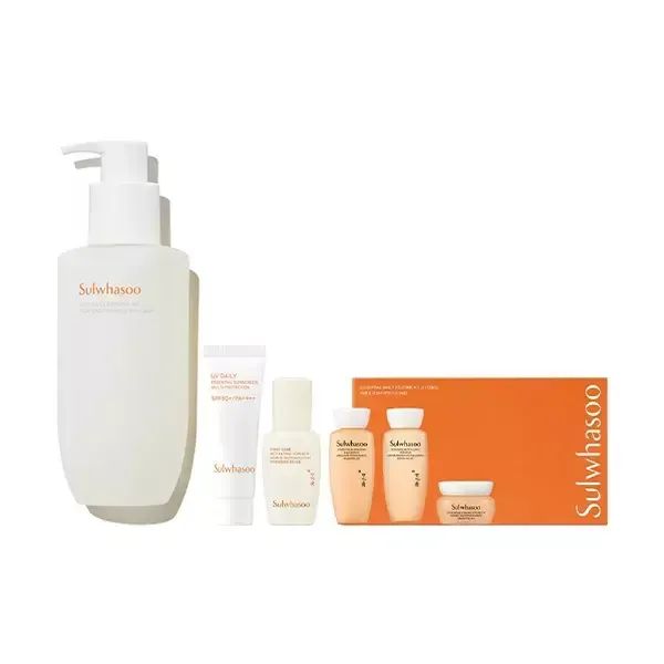 상품 이미지: 설화수 순행클렌징오일 200ml + 증정(에센셜 데일리 루틴 키트 샘플 (4종), 1개 + 상백선크림 10ml, 1개)