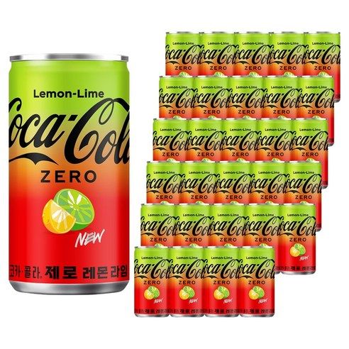 상품 이미지: 코카콜라 제로 레몬라임, 190ml, 30개