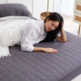 상품 이미지: 퓨어 순면 100% 자연소재 누빔 침대 패드
