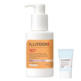 상품 이미지: 저자극 이지워시 선크림 150ml +일리윤 세라마이드 아토수딩젤 30ML 1개 증정