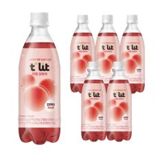 상품 이미지: 티릿 오미자 제로 탄산음료, 6개, 500ml