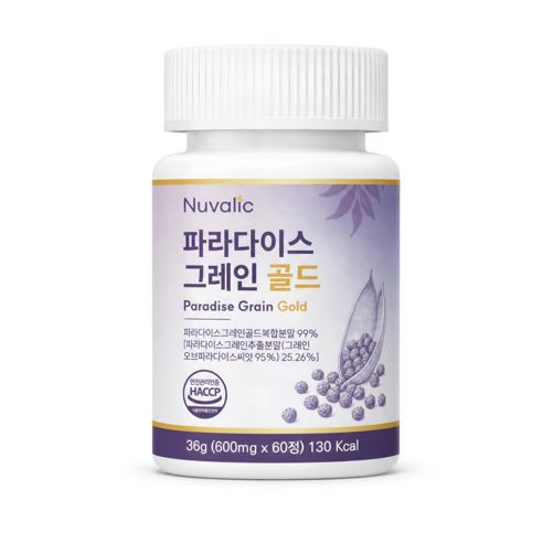 상품 이미지: 뉴밸릭 파라다이스 그레인 골드 6파라돌 농축 추출물 HACCP 인증, 1개, 60정