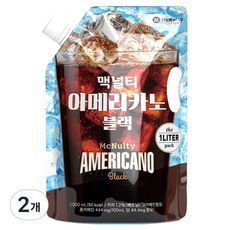 상품 이미지: 맥널티커피 아이스 아메리카노 블랙, 1L, 2개