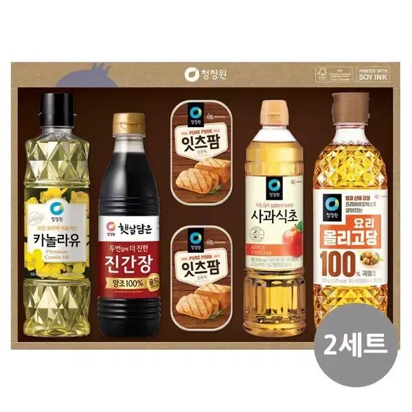 상품 이미지: 청정원 스페셜S호 2세트 선물세트 + 부직포