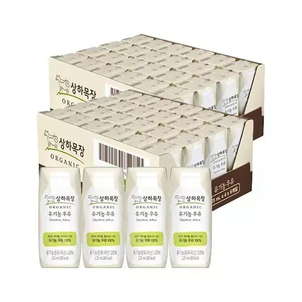 상품 이미지: 상하목장 유기농 우유 125ml, 48개