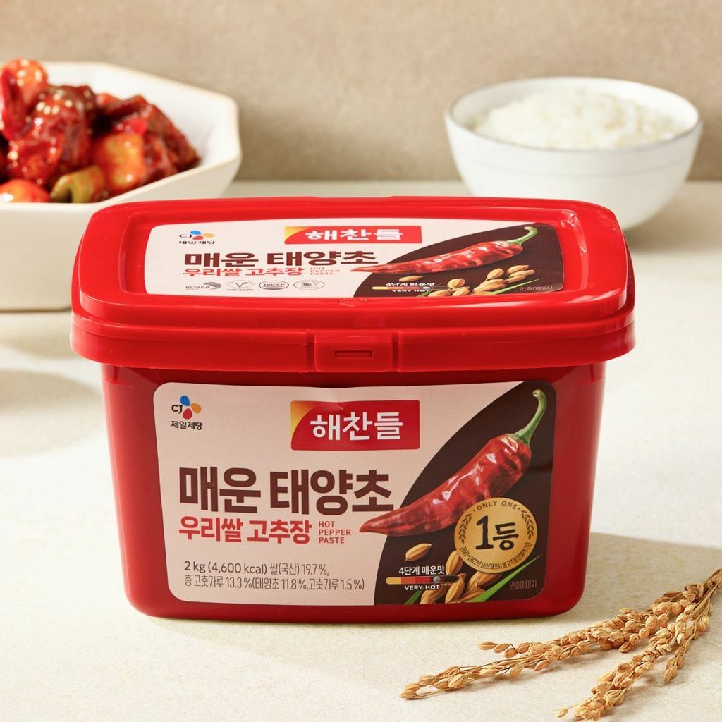 상품 이미지: 해찬들 매운 100% 우리쌀 태양초 고추장 2kg, 1개