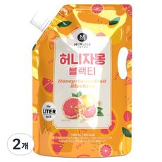 상품 이미지: 맥널티커피 허니자몽 블랙티, 1L, 2개