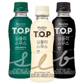 상품 이미지: TOP 심플리 라떼 240mlx20개입/캔커피/음료 3종 골라담기 ~