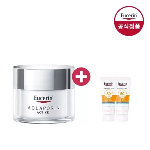 상품 이미지: 유세린 아쿠아포린 액티브 포 드라이 스킨 50ml (건성피부용) +(증)선프로텍트 5ml 2개